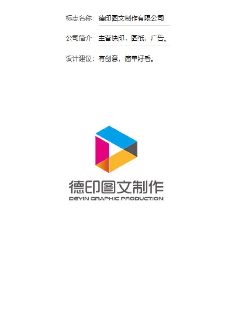 圖紙廣告圖文制作公司商標標志logo設計 定稿哪款你猜得到嗎？